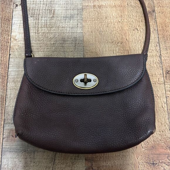 Fossil Monica Soft Leather Crossbody Sling Satchel Vintage Woman's - Picture 6 of 14